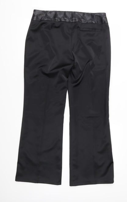 Back view of Next women’s black trousers, size UK 14, 29-inch leg