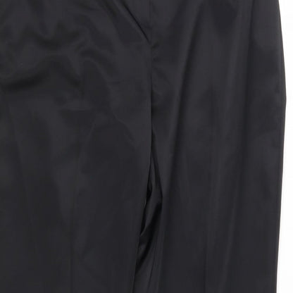 Close-up detail of Next women’s black trousers, size UK 14, 29-inch leg
