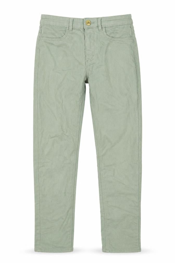 H&M Girls Green  Denim Straight Jeans Size 11 Years