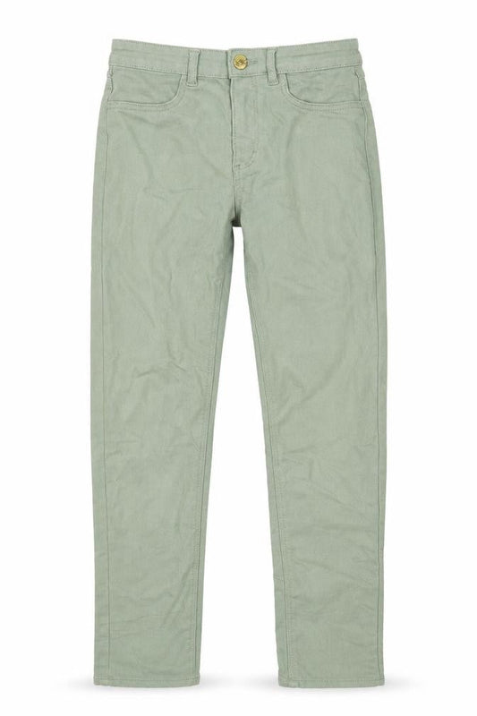 H&M Girls Green  Denim Straight Jeans Size 11 Years