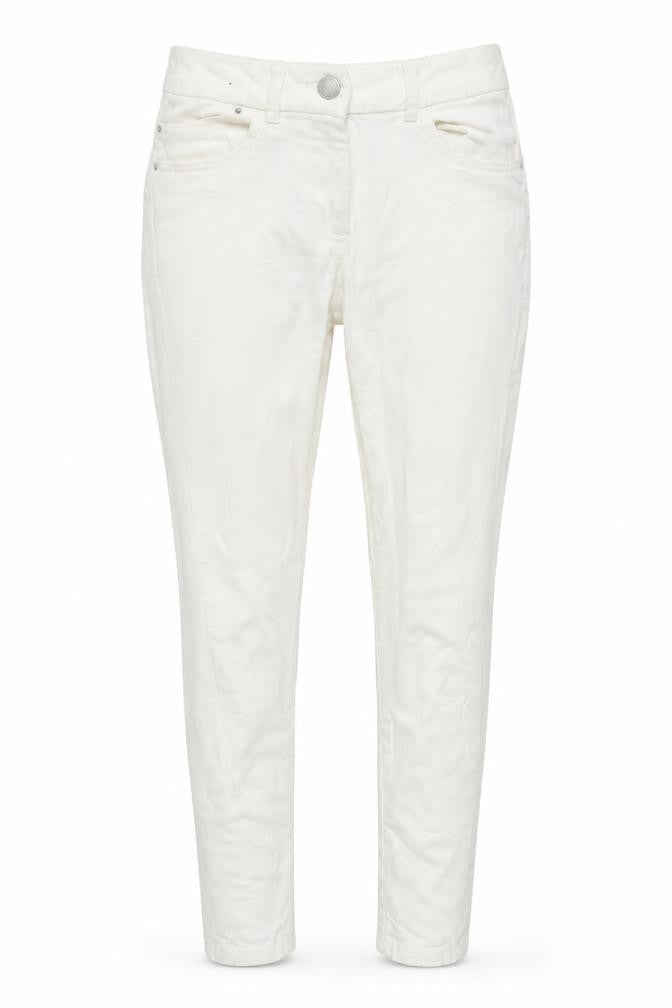 Marks & Spencer Womens Ivory  Denim Skinny Jeans Size 10 L28 in