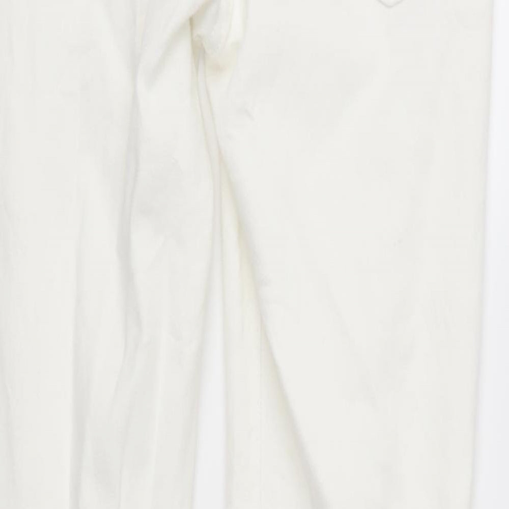 Marks and Spencer Womens Ivory  Denim Skinny Jeans Size 10 L28 in
