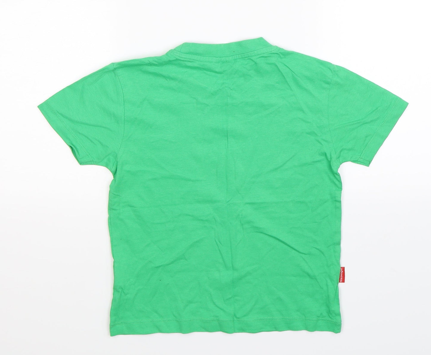 Slazenger Boys Green   Basic T-Shirt Size 5-6 Years