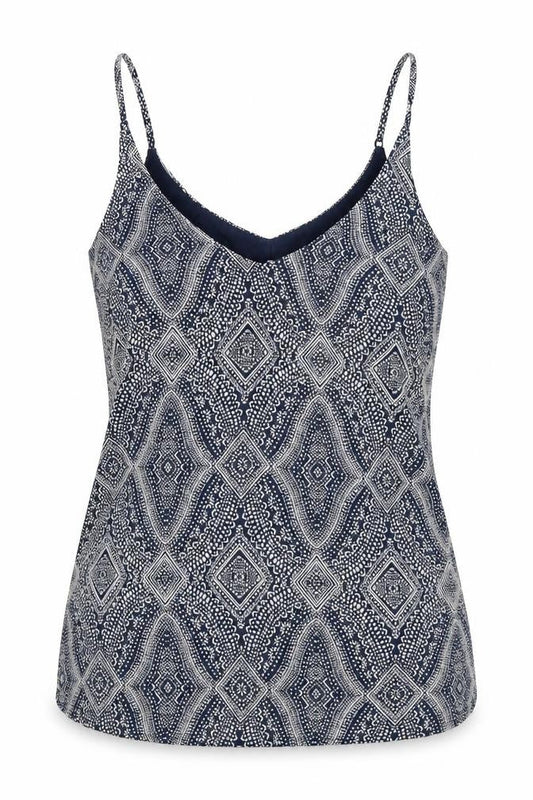 H&M Womens Blue Geometric  Basic Tank Size 12