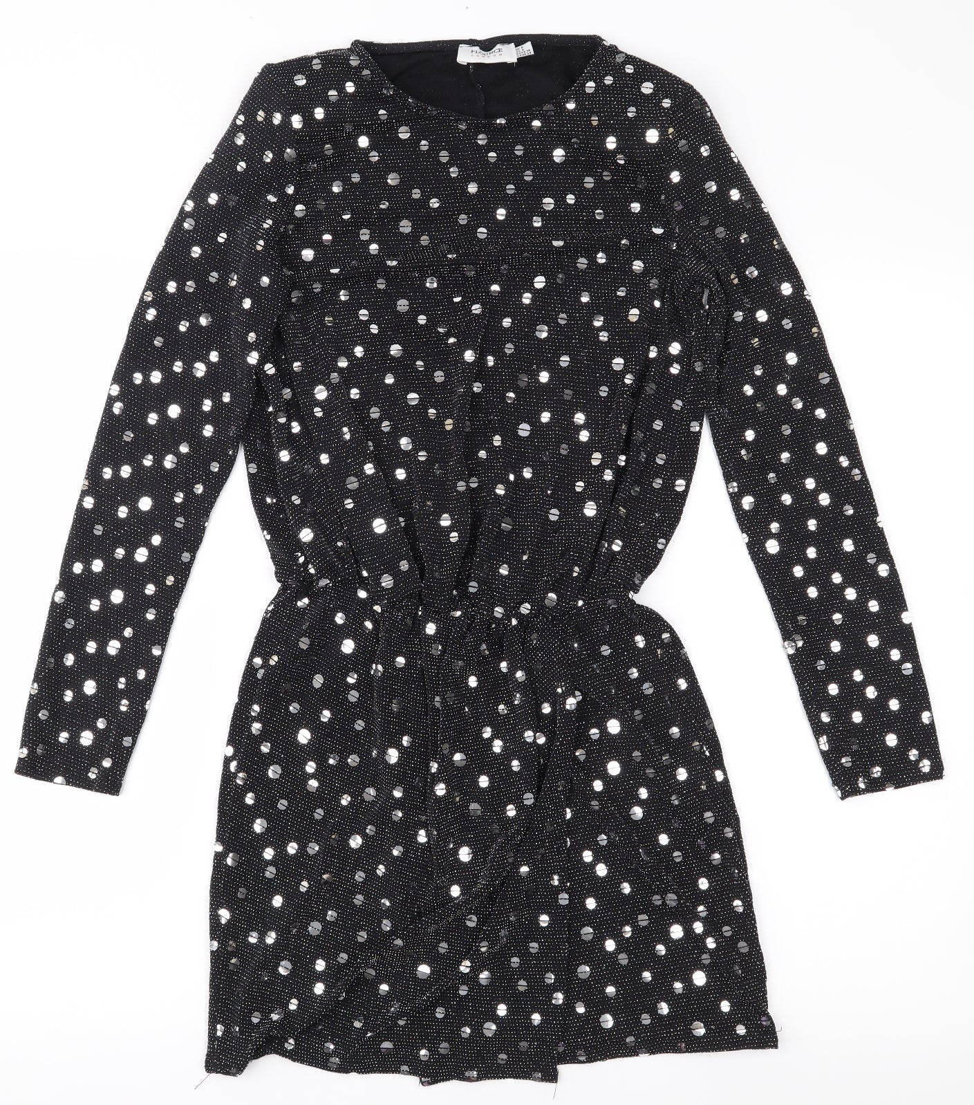 Flounce Womens Black   Mini  Size 8  - Shoulder Pads