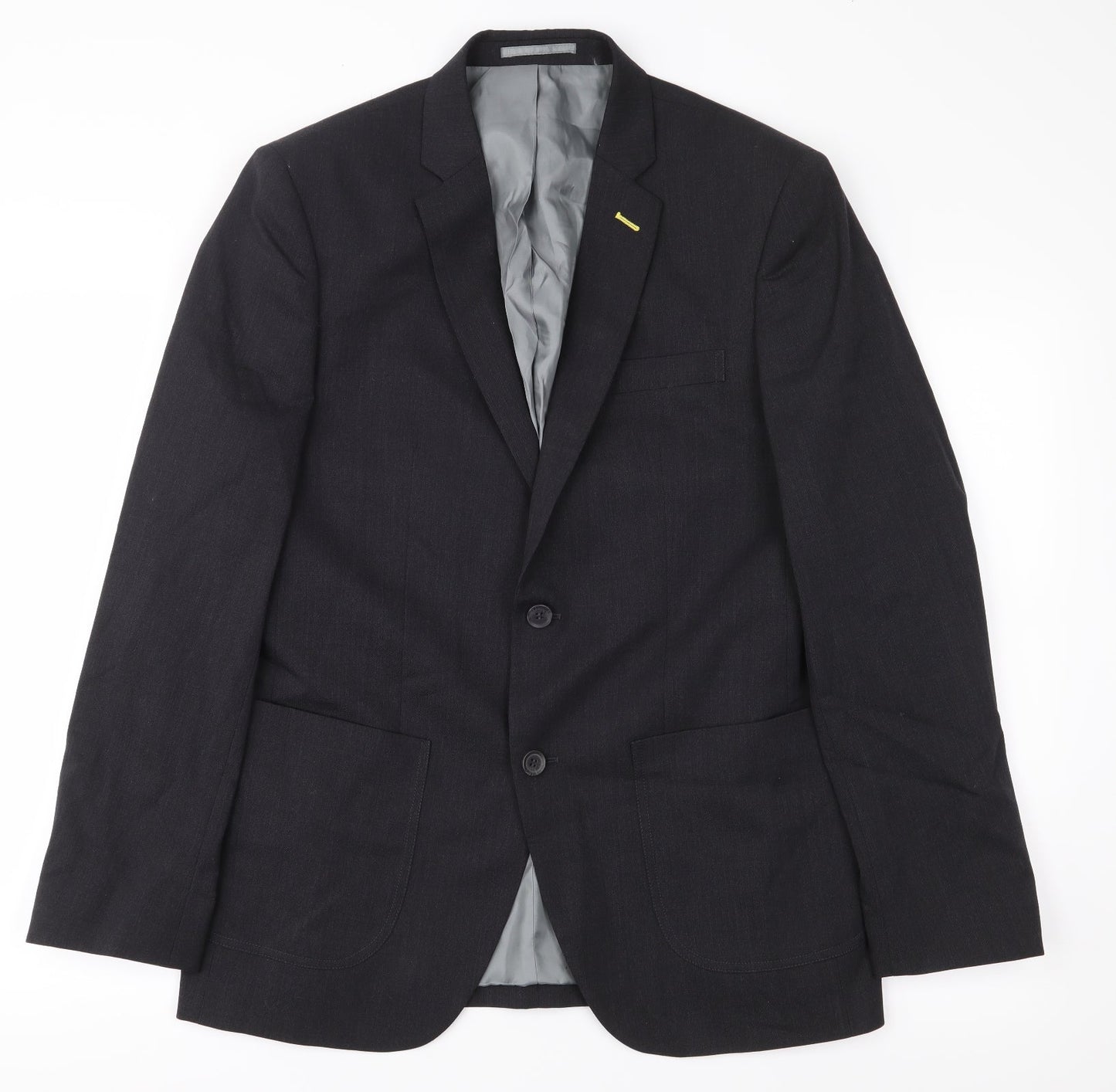 Dimensions Mens Black   Jacket Blazer Size 38