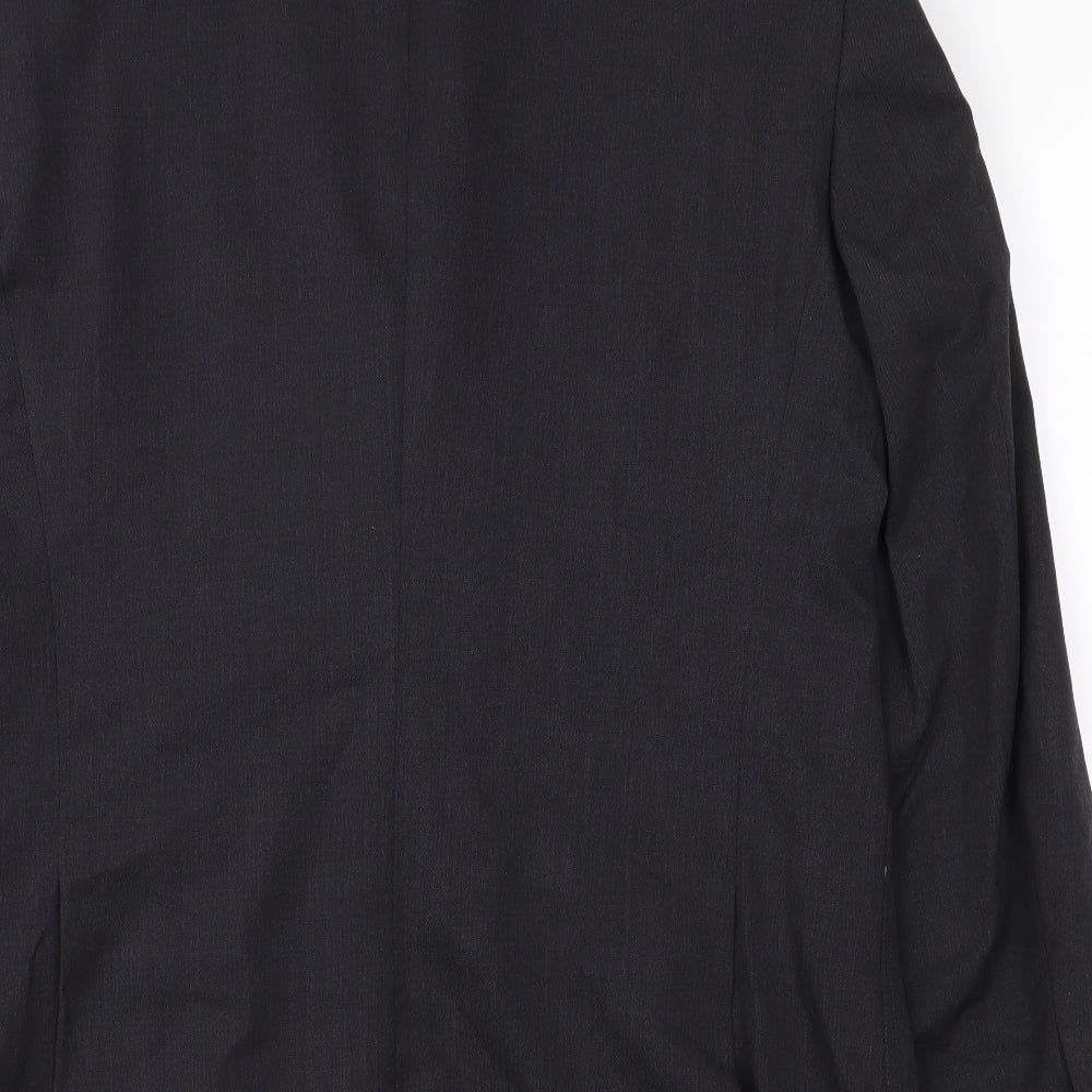 Dimensions Mens Black   Jacket Blazer Size 38