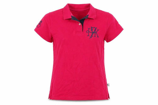Front view of Kukri women’s pink basic t-shirt, size UK 10