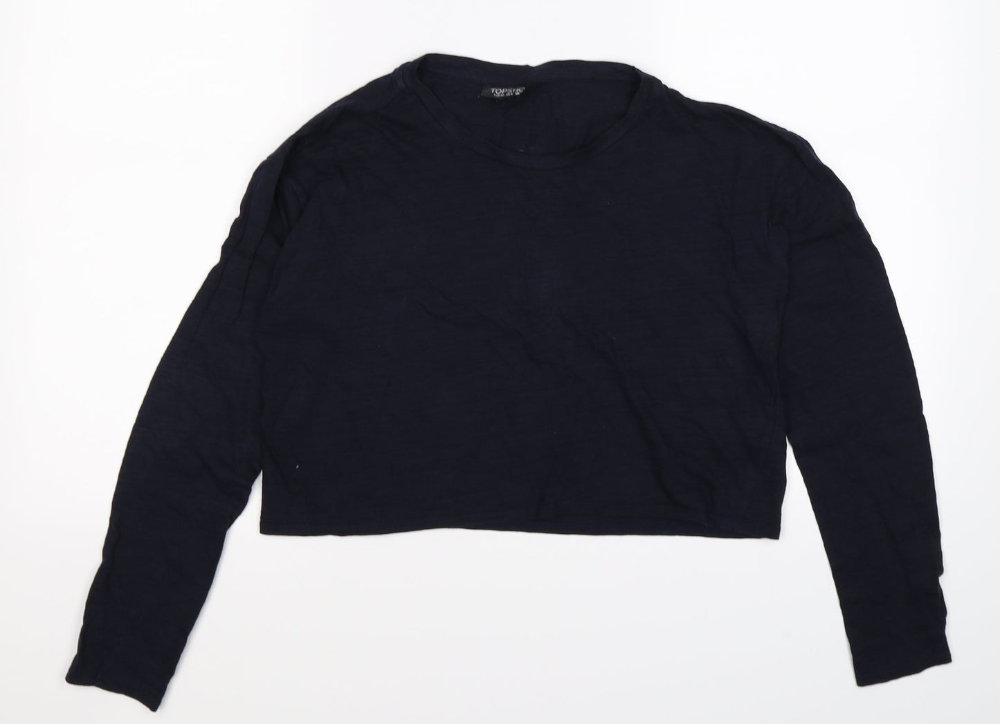 Topshop Womens Blue   Basic T-Shirt Size 12