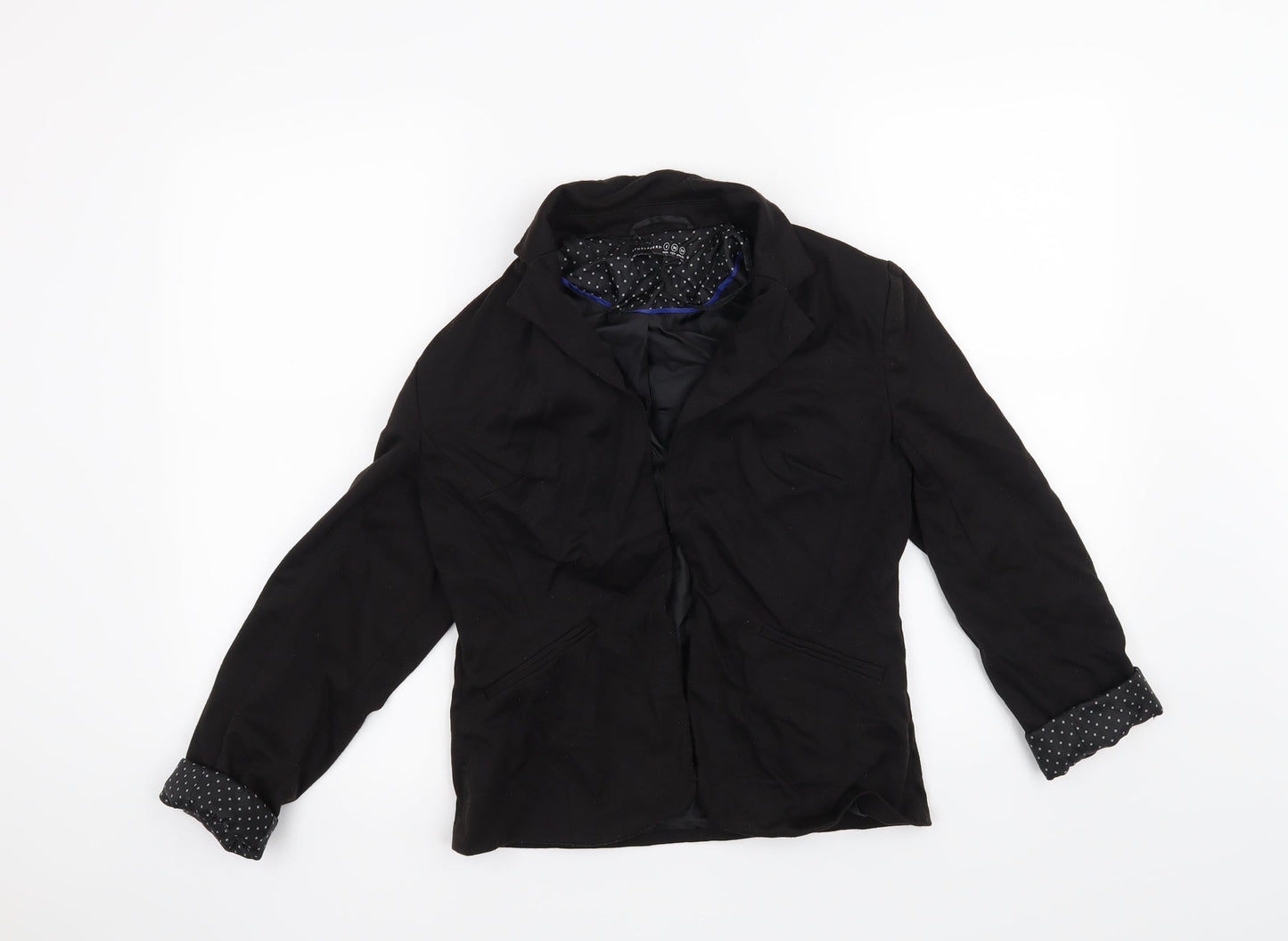 Atmosphere Womens Black Houndstooth  Jacket Blazer Size 8