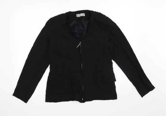 Wallis Womens Black   Jacket Blazer Size 10