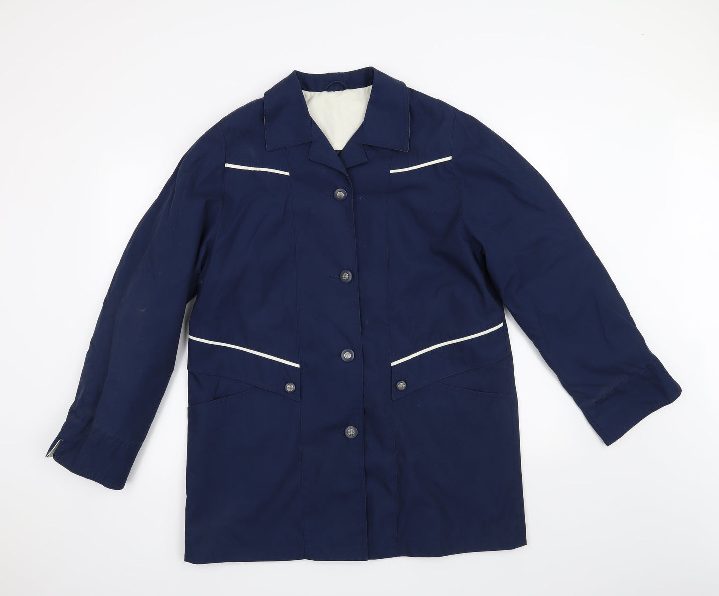 Preworn Womens Blue   Jacket Coat Size M