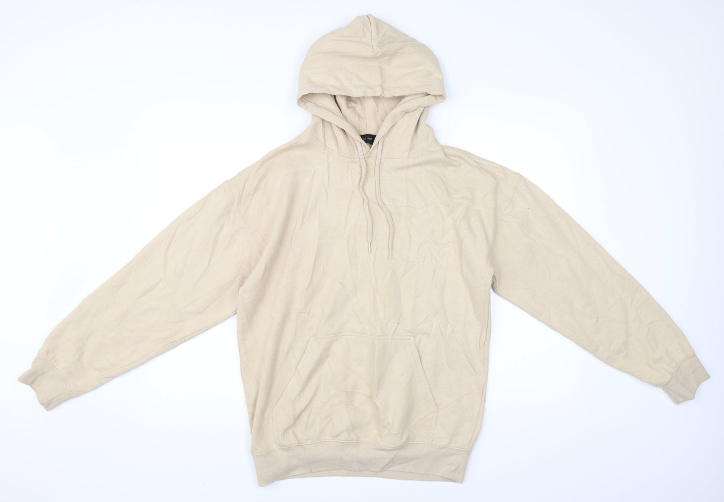I SAW IT FIRST Womens Beige  Rayon Pullover Hoodie Size S
