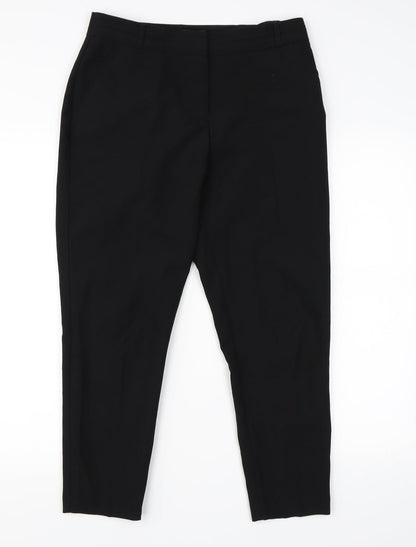 Additional front view of Primark women’s black trousers, size UK 10, 25-inch leg