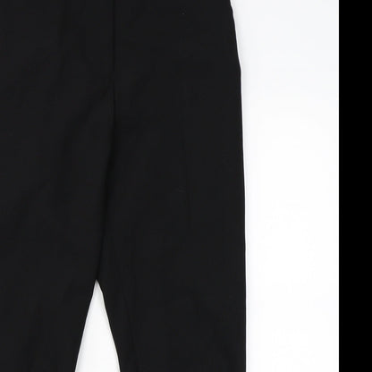 Close-up detail of Primark women’s black trousers, size UK 10, 25-inch leg