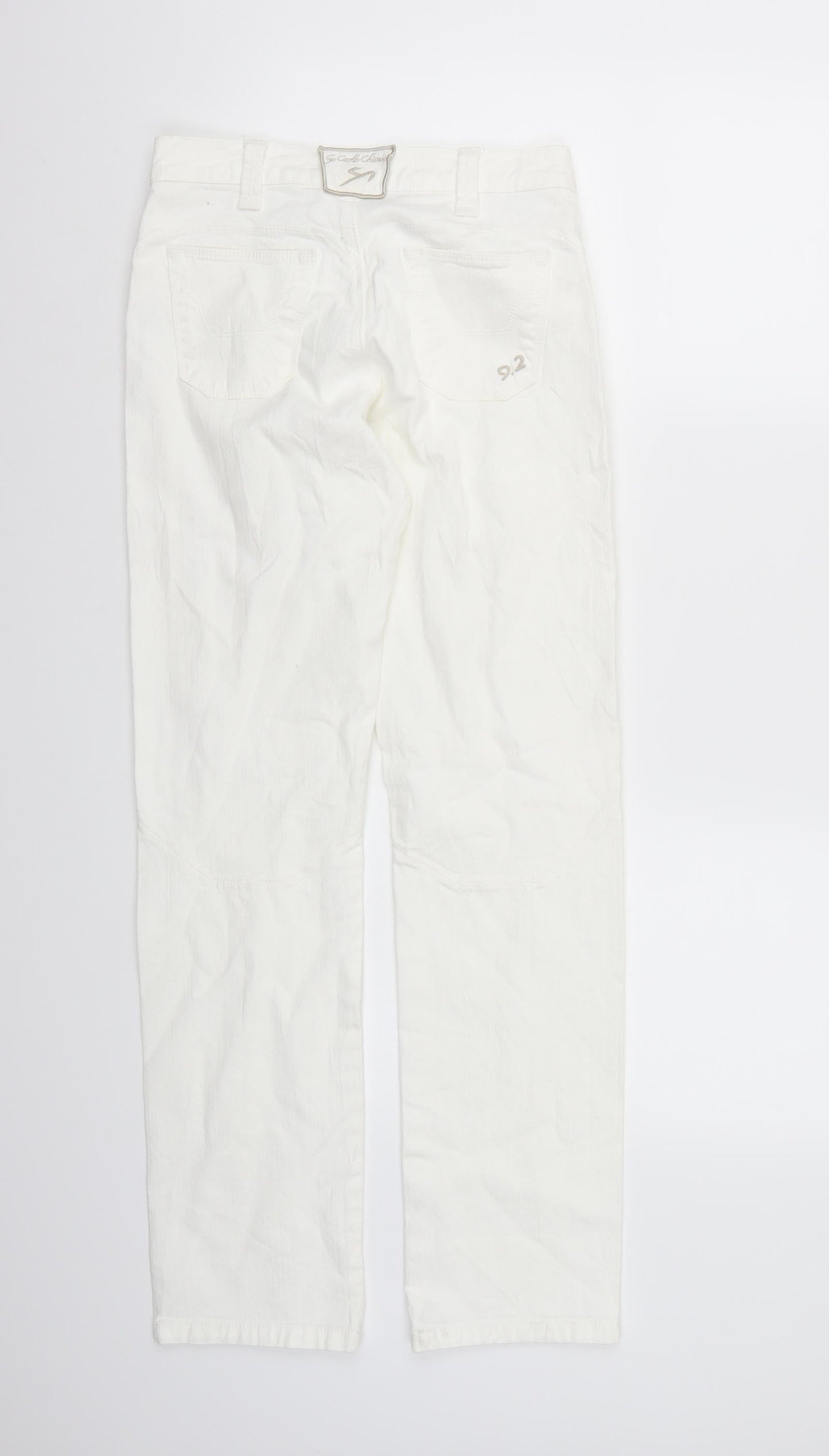 Preworn Womens White  Denim Skinny Jeans Size M L29 in