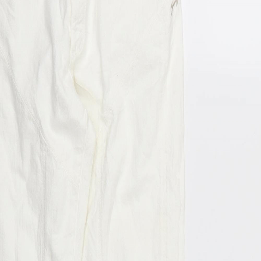 Preworn Womens White  Denim Skinny Jeans Size M L29 in