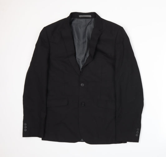 Marks and Spencer Mens Black   Jacket Suit Jacket Size M