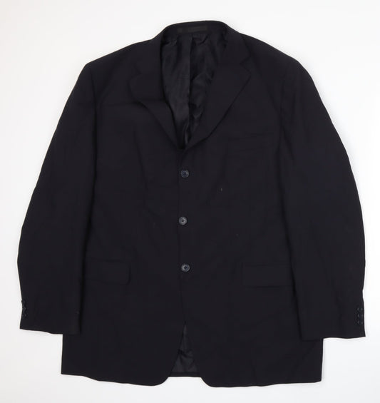 Marks and Spencer Mens Blue   Jacket Suit Jacket Size XL