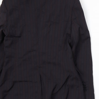 Brand and care label for Autograph women’s purple jacket suit jacket, size UK 10