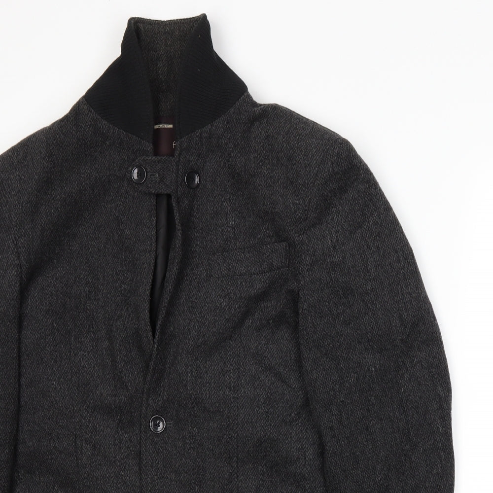 Focus Mens Grey   Jacket Coat Size S