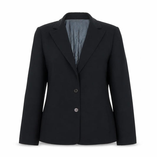 Front view of Libra women’s green jacket suit jacket, size UK 12