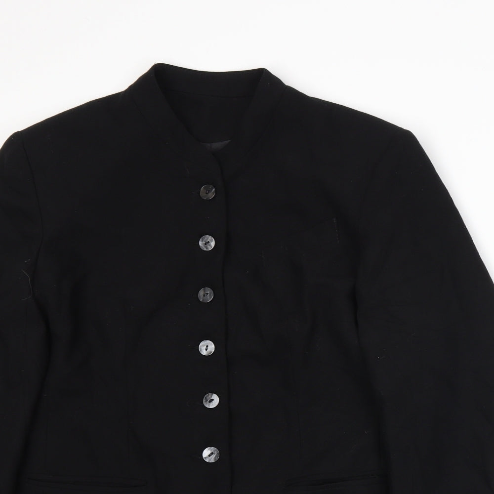Richards Womens Black   Jacket Suit Jacket Size 12