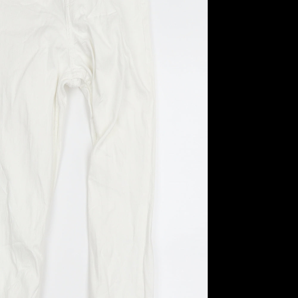 H&M Womens White   Skinny Jeans Size 6 L28 in