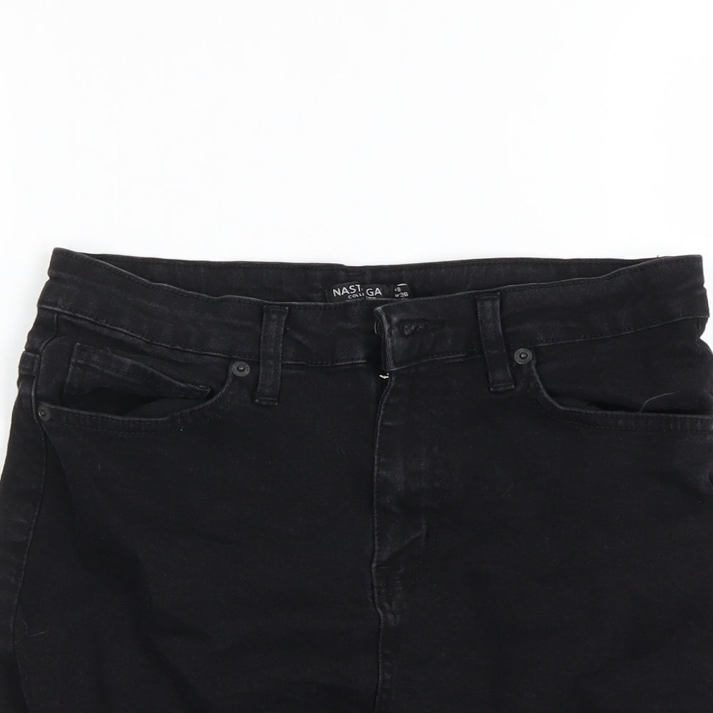 Nasty Gal Womens Black   Mini Skirt Size 8