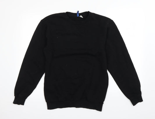 Divided Womens Black   Pullover Jumper Size XS
