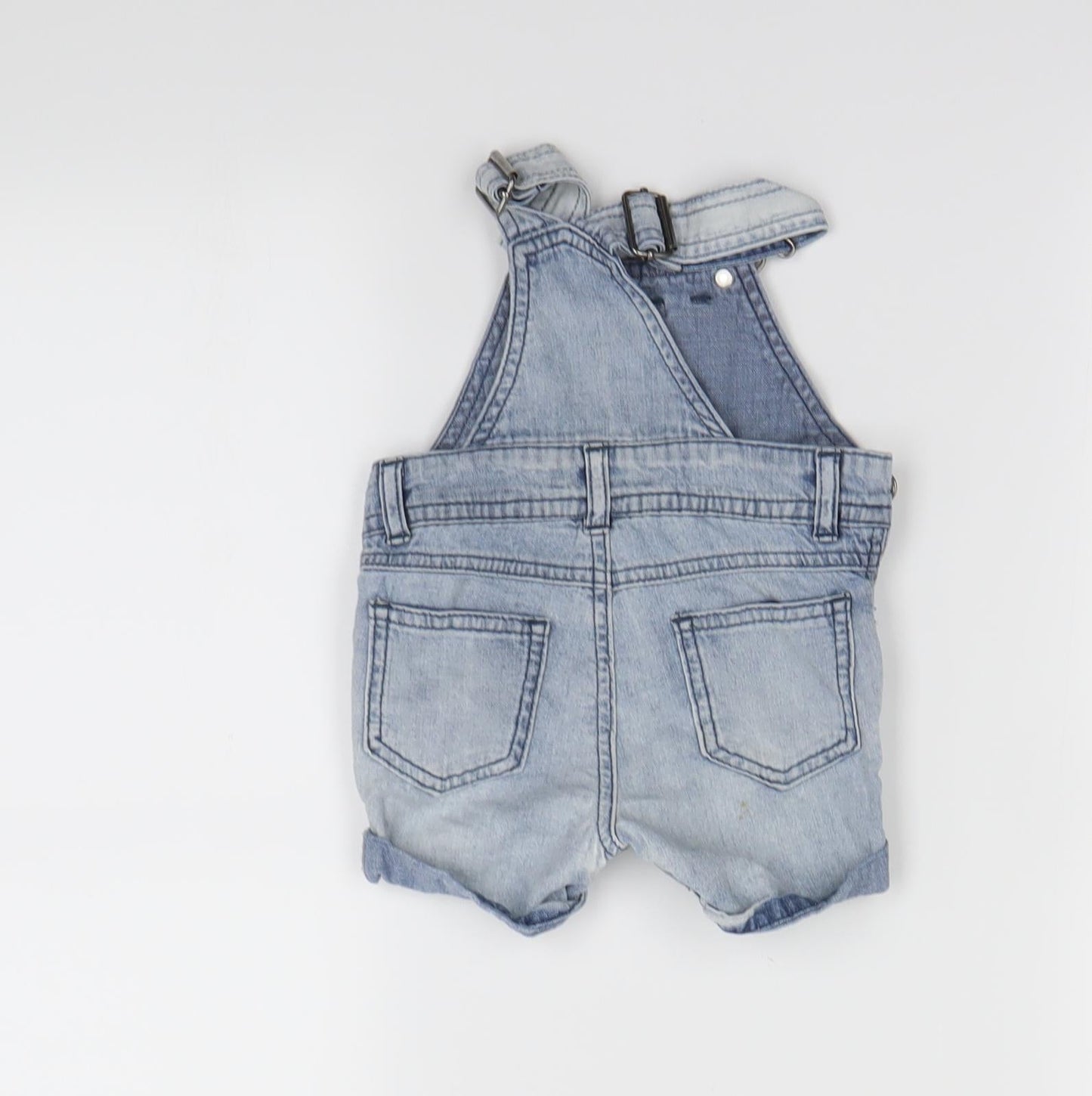 Next   Blue   Dungaree One-Piece Size 3-6 Months