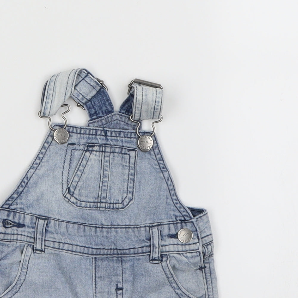 Next   Blue   Dungaree One-Piece Size 3-6 Months