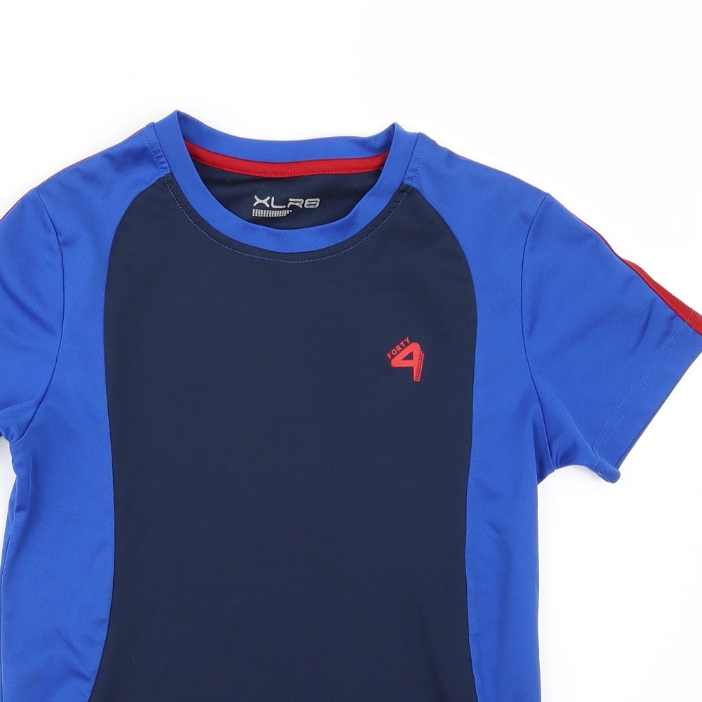 Forty4 Boys Blue   Basic T-Shirt Size 10-11 Years