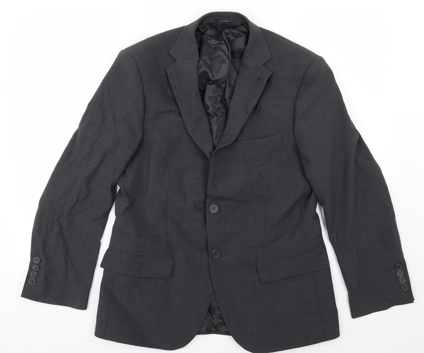 Marks and Spencer Mens Grey   Jacket Suit Jacket Size 38