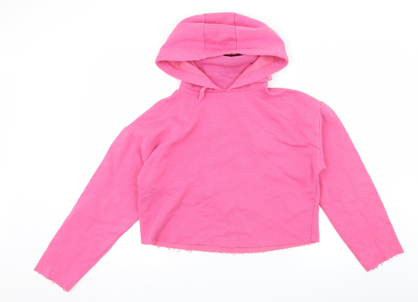 George Womens Pink  Jersey Pullover Hoodie Size S