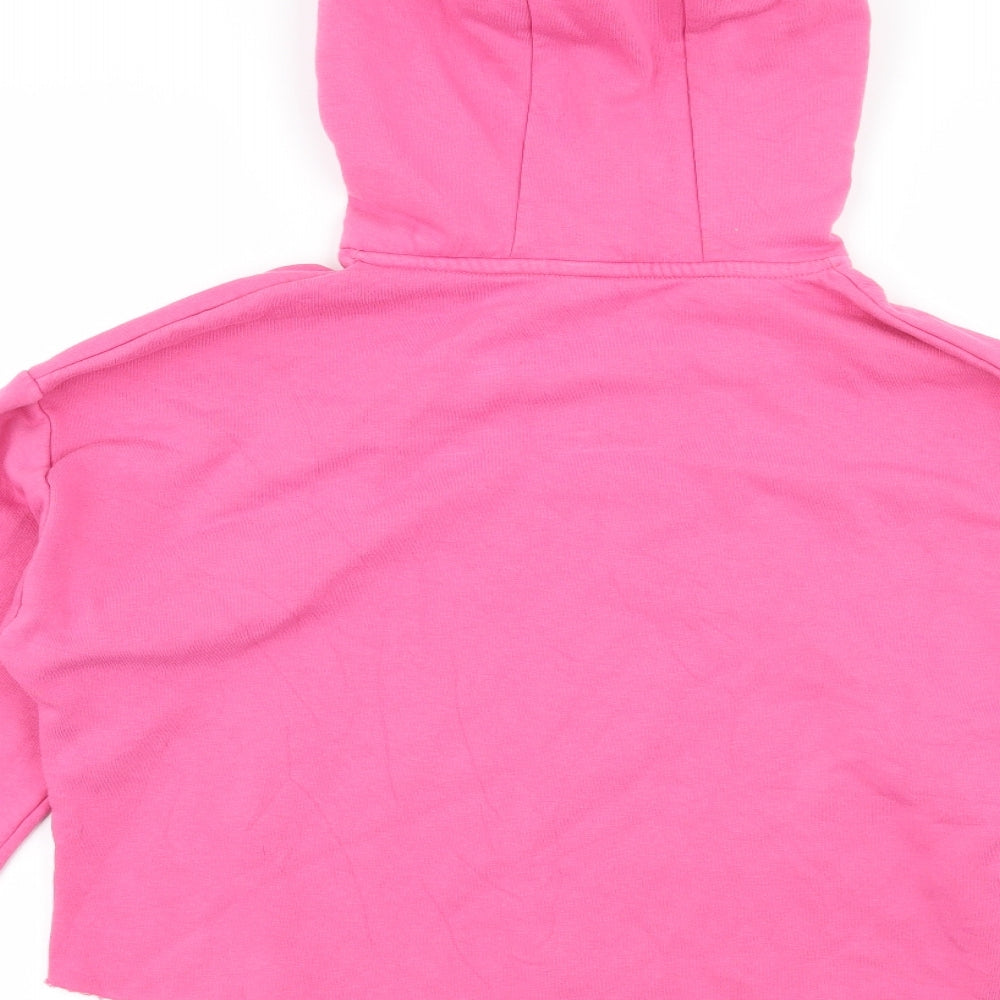 George Womens Pink  Jersey Pullover Hoodie Size S