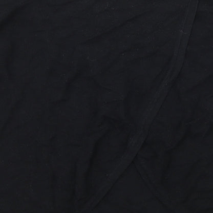 Brand and care label for Finery women’s black knit jumper, size L