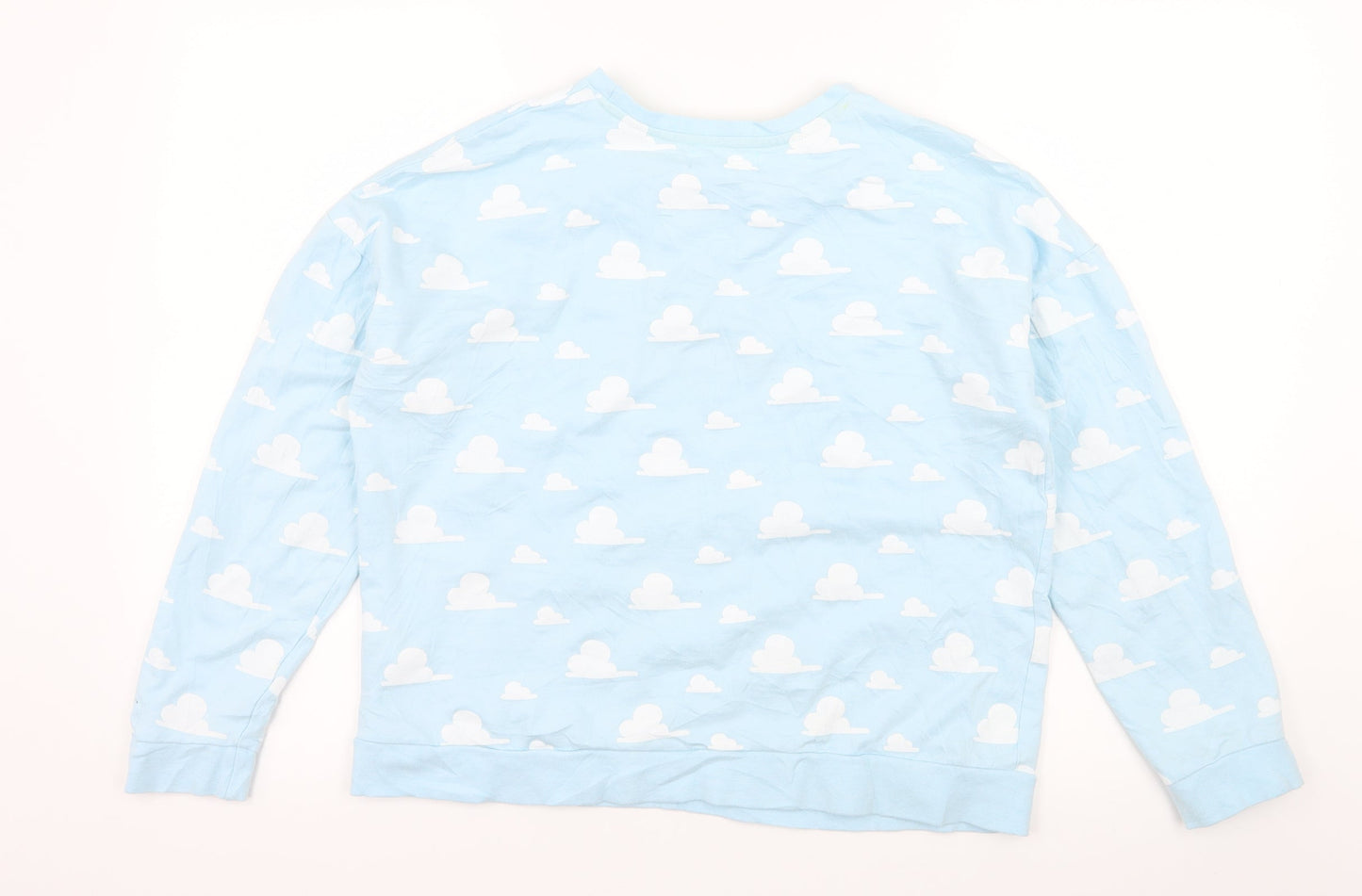 Jennyfer Womens Blue Geometric Jersey Top Pyjama Top Size S  - Toy Story
