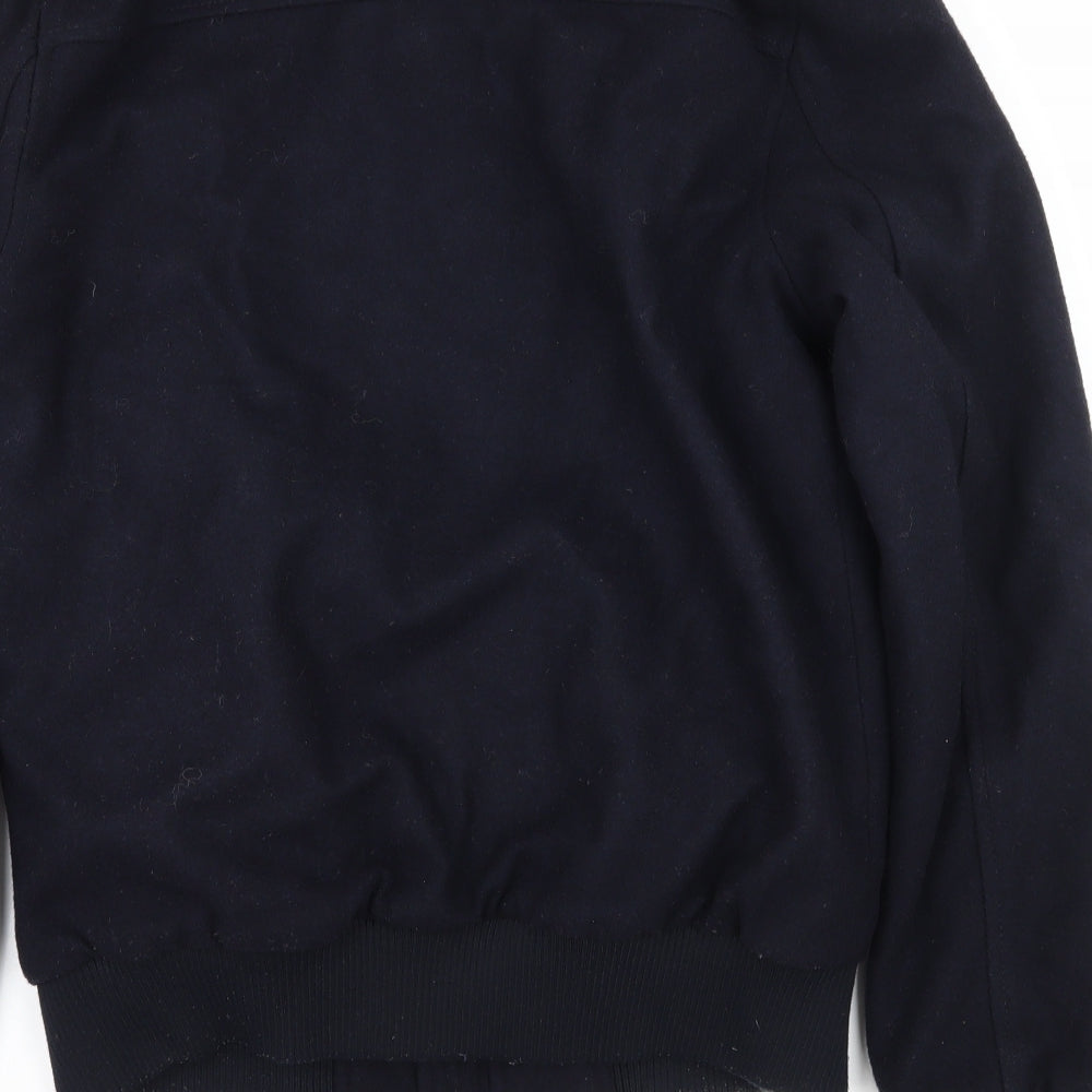 Criminal Womens Blue   Bomber Jacket Jacket Size S