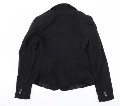 Back view of Atmosphere women’s black jacket suit jacket, size UK 14