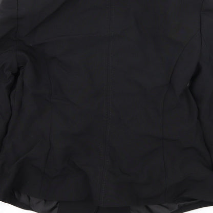 Brand and care label for Atmosphere women’s black jacket suit jacket, size UK 14