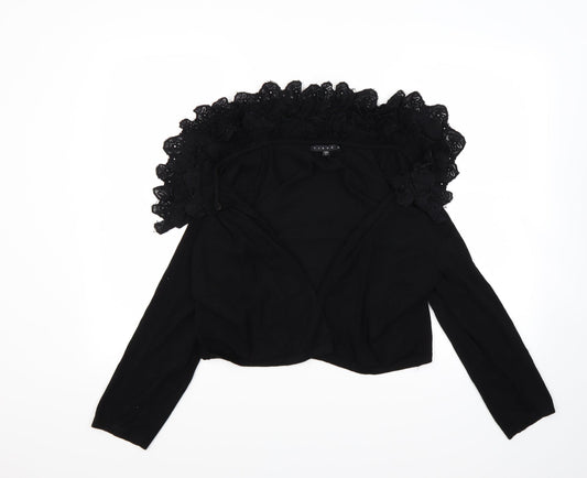Tiana B Womens Black   Cardigan Jumper Size L