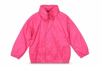 Front view of wetplay girls’ red basic coat coat, size 3-4, years