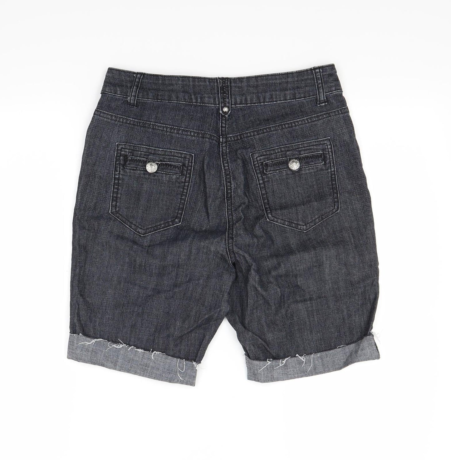 Soon Womens Blue  Denim Cut-Off Shorts Size 10