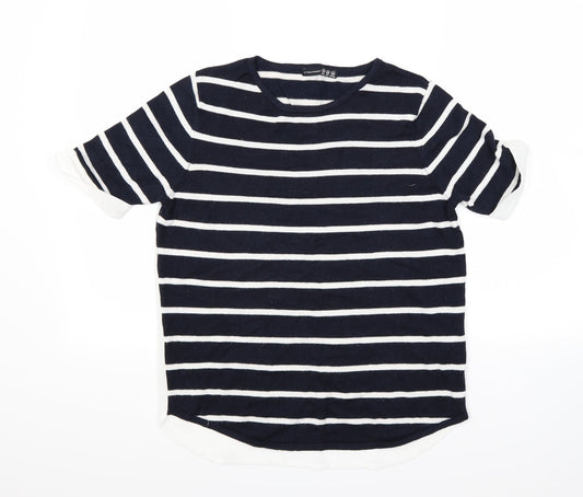 Atmosphere Womens Blue Striped  Pullover Jumper Size 10