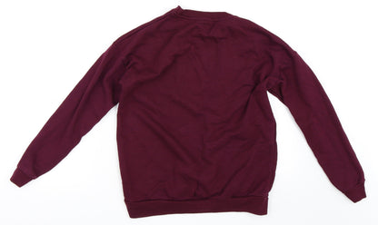 Back view of Pep&Co women’s red jumper, size S