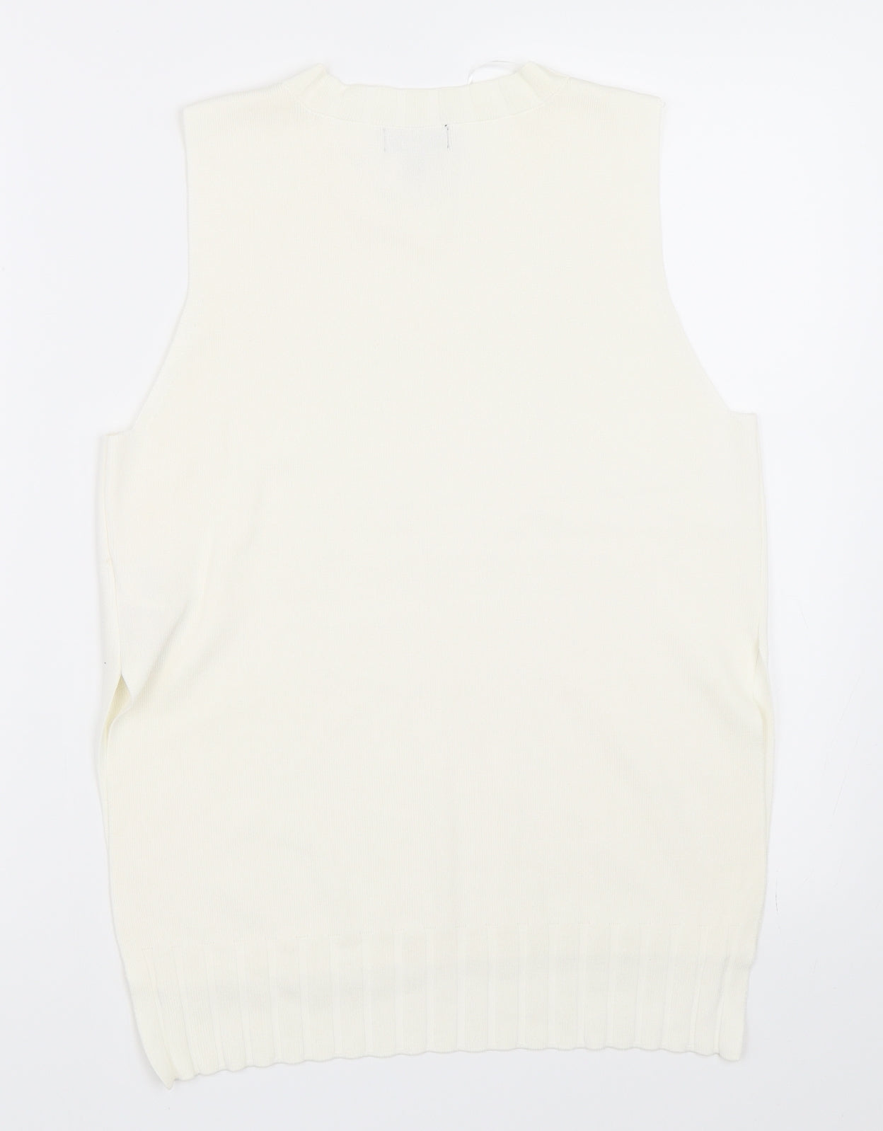 Topshop Womens Ivory   Basic Tank Size 10