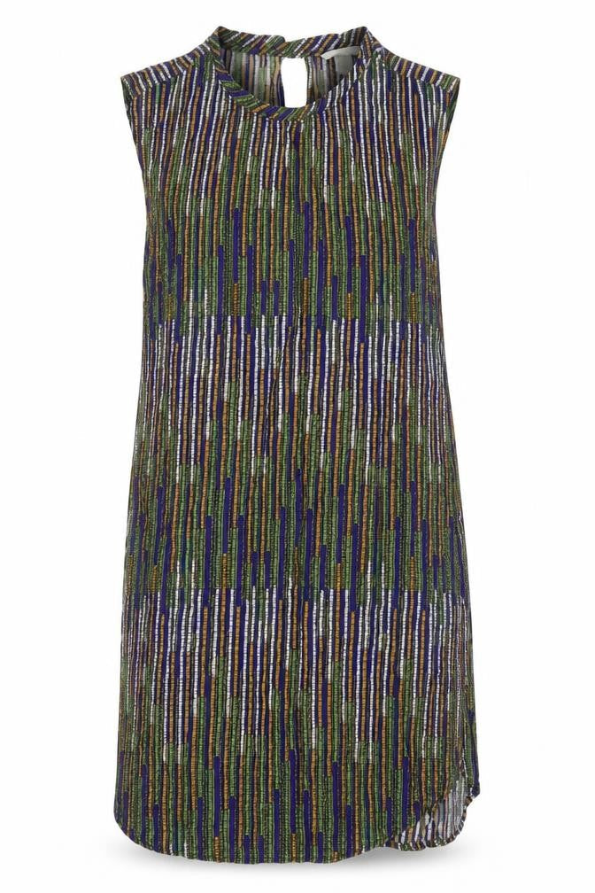 H&M Womens Green Geometric  Shift  Size 4