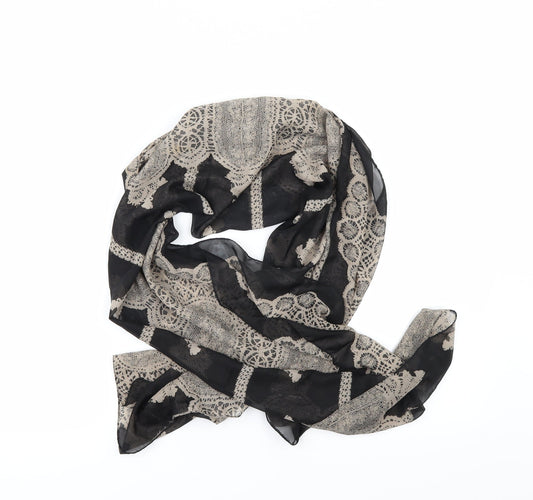 New Look Womens Black Geometric   Scarf