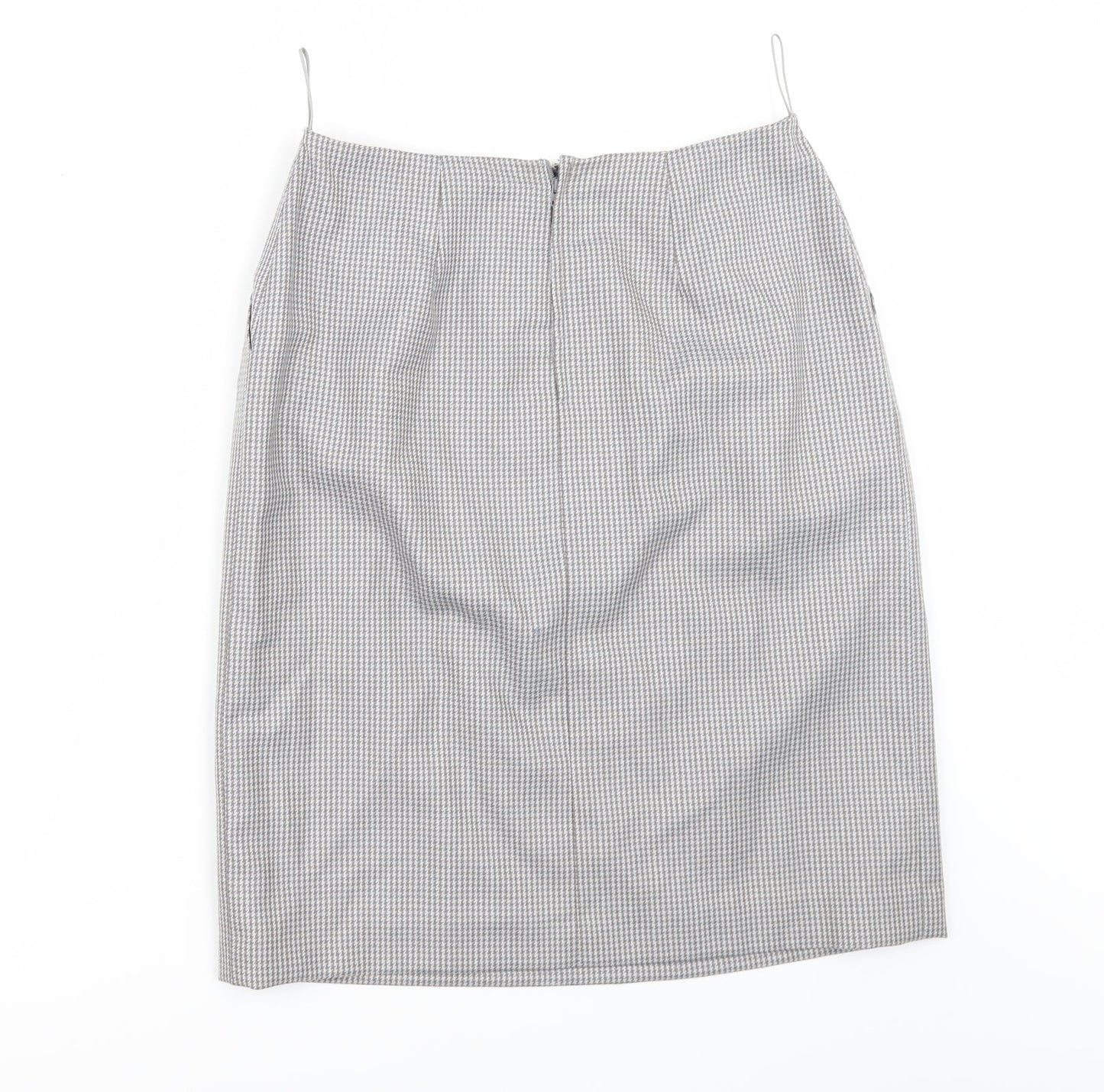Preworn Womens Grey Camouflage  A-Line Skirt Size 30 in